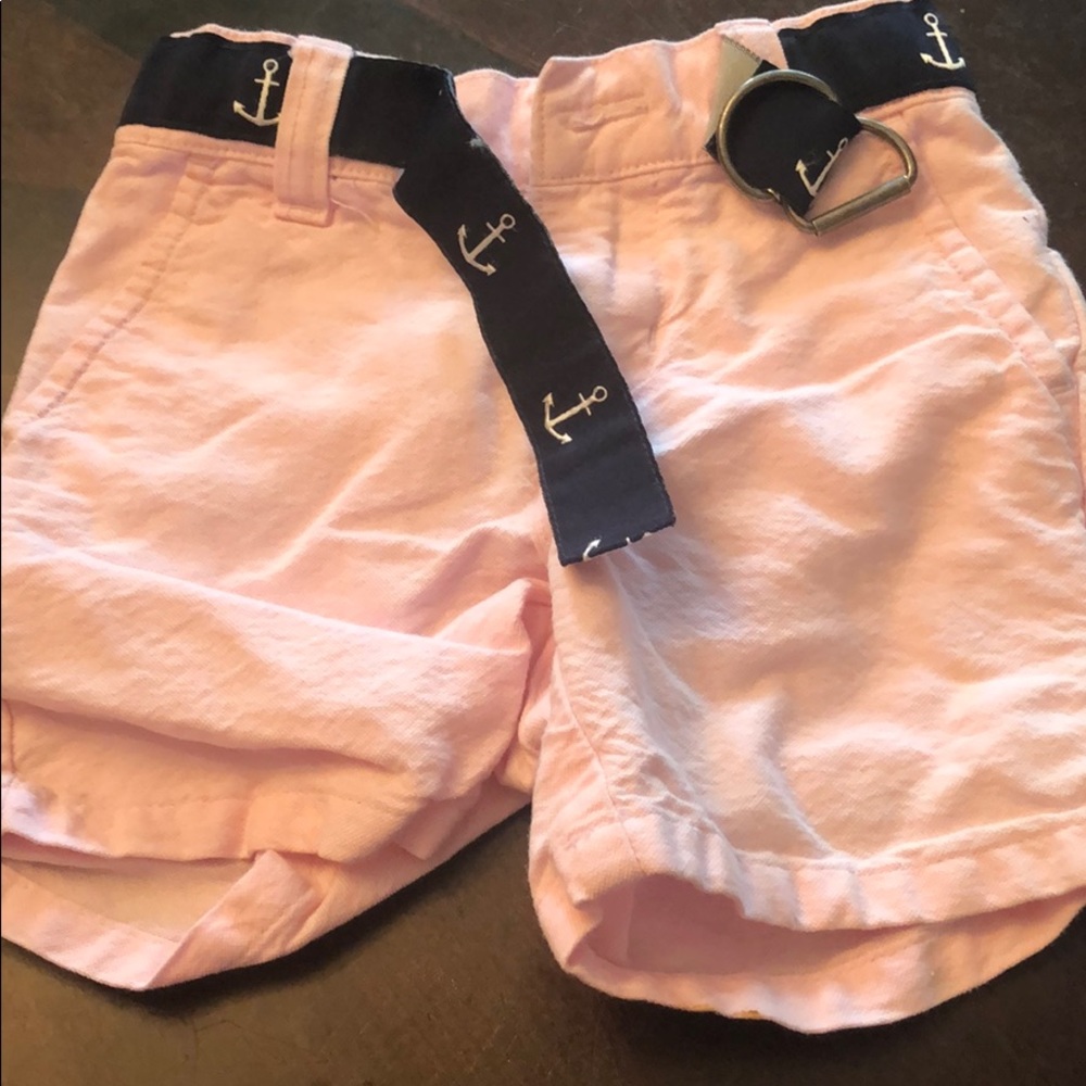 Janie and jack pink shorts